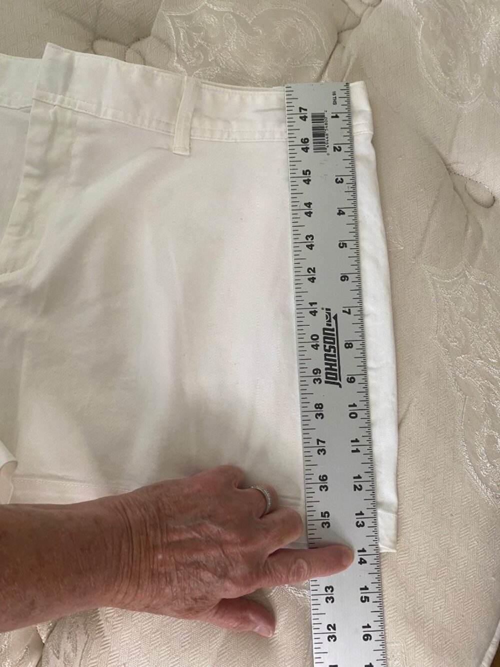 NWT GAP City Shorts size 16 Stretch Mid-Rise Relaxed Fit Summer Beach White - Picture 6 of 12
